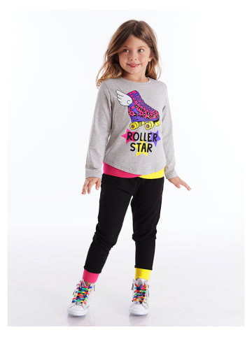 Denokids 2tlg. Outfit "Roller" in Grau/ Schwarz
