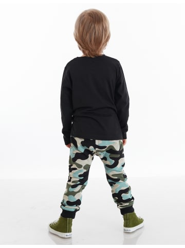 Denokids 2-częściowy zestaw "Camo Tiger" w kolorze czarno-turkusowym