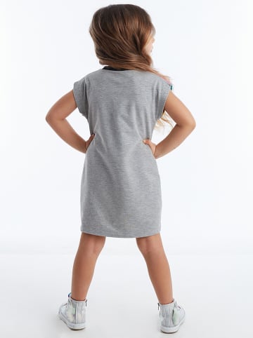 Denokids Sukienka "Unicorn" w kolorze szarym