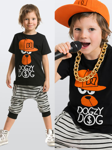 Denokids 2tlg. Outfit "DD" in Schwarz/ Grau