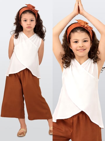 Denokids 2tlg. Outfit in Creme/ Terrakotta
