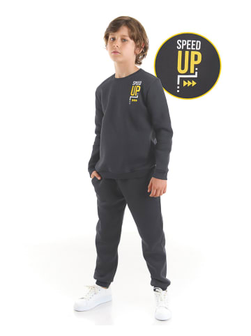 Denokids 2-delige outfit antraciet