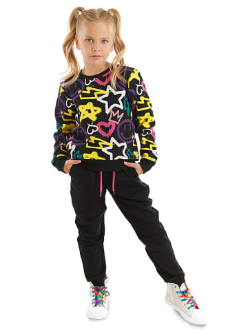 Denokids 2-delige outfit "Street Style" zwart