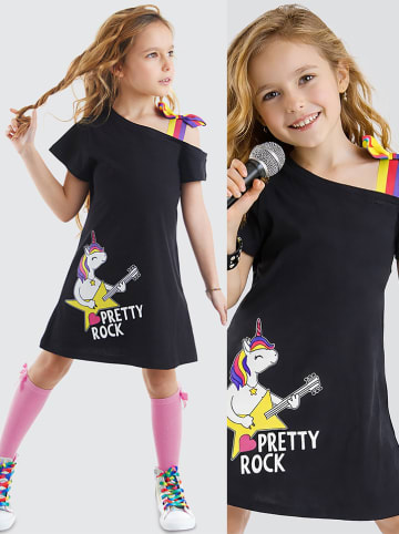 Denokids Jurk "Unicorn Rock" zwart