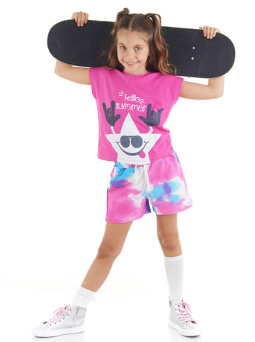 Denokids 2tlg. Outfit "Star" in Pink/ Bunt