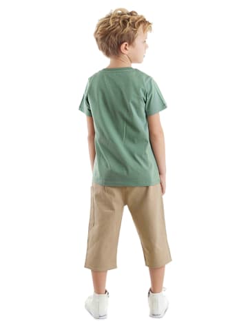 Denokids 2tlg. Outfit "Safari" in Grün/ Beige