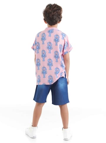 Denokids Shirt "Lobster" in Rosa/ Blau