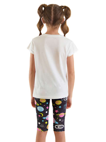 Denokids 2tlg. Outfit in Weiß/ Dunkelblau