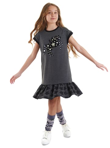 Denokids Jurk "Unicorns Star" grijs