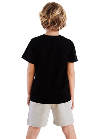 Denokids 2-delige outfit "Mission Moon" zwart/grijs