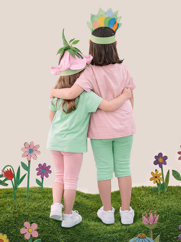 Denokids 2er-Set: Leggings in Rosa/ Grün