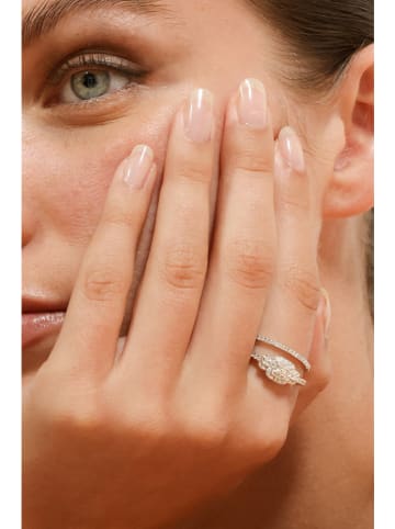 ATELIER DU DIAMANT Witgouden ring met diamanten