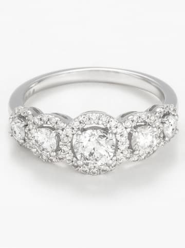 ATELIER DU DIAMANT Weißgold-Ring "Gabriela" mit Diamanten