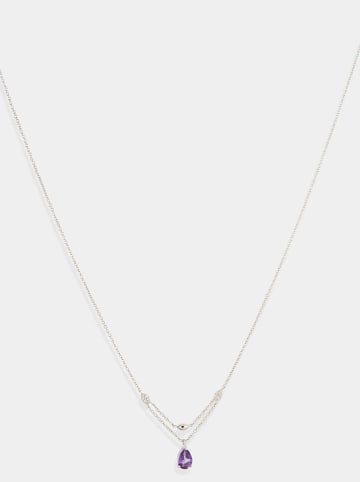 ATELIER DU DIAMANT Witgouden ketting "Nastya" met diamanten