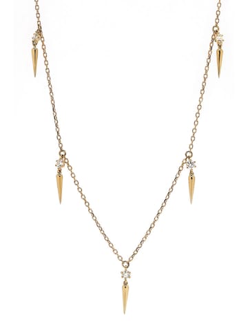 ATELIER DU DIAMANT Gouden ketting "Dilemme" met diamanten