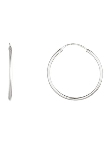 ATELIER DU DIAMANT Weißgold-Creolen "Sublime créoles"