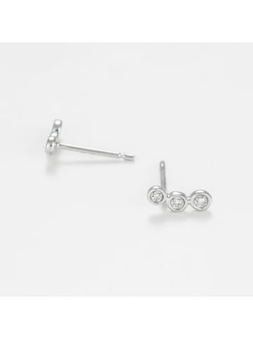 ATELIER DU DIAMANT Witgouden oorstekers met diamanten