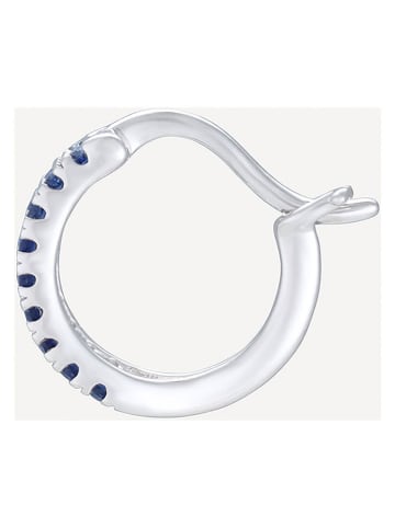 ATELIER DU DIAMANT Witgouden creolen "Faye" met edelstenen