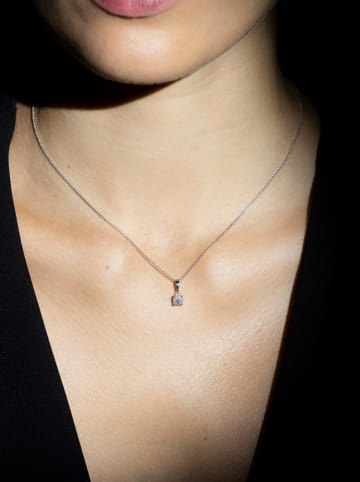 ATELIER DU DIAMANT Złota zawieszka "Brillant Luciana" z diamentem