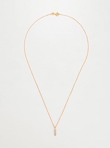 ATELIER DU DIAMANT Gouden hanger "Mini trilogy" met diamanten