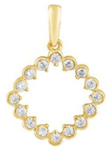 ATELIER DU DIAMANT Gouden hanger "Dive Lumineuse" met diamanten