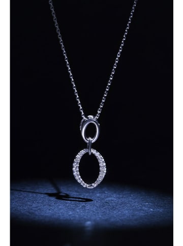 ATELIER DU DIAMANT Weißgold-Anhänger "Loretta" mit Diamanten