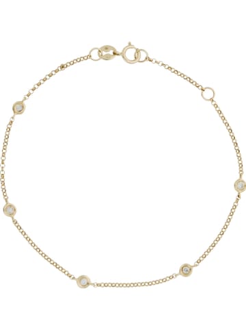 ATELIER DU DIAMANT Gold-Armkette "Sunshine" mit Diamanten