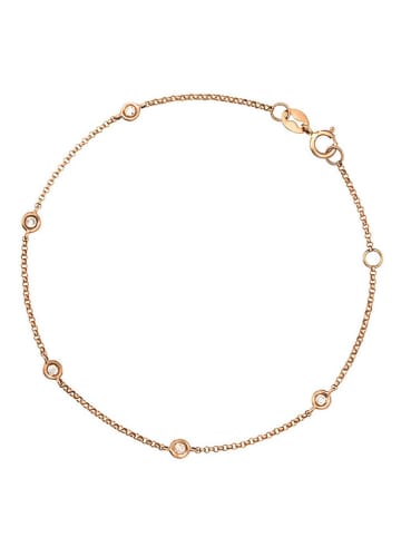 ATELIER DU DIAMANT Roségold-Armkette "Sunshine" mit Diamanten