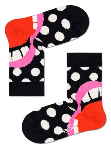 Happy Socks Sokken "Laugh" zwart/rood