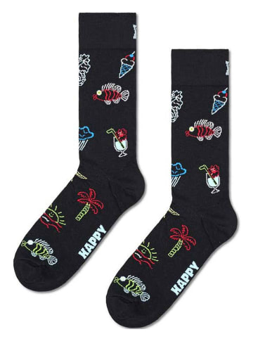 Happy Socks Socken in Schwarz