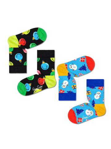 Happy Socks 2-delige geschenkset meerkleurig