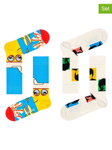 Happy Socks 2-delige set: sokken  "The Beatles" in But
