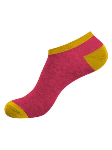 Lucky Socks 2er-Set: Socken "Donut" in Pink/ Ocker