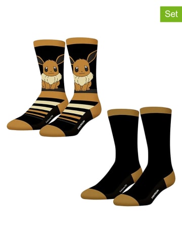 Disney Skarpety (2 pary) w kolorze czarno-karmelowym