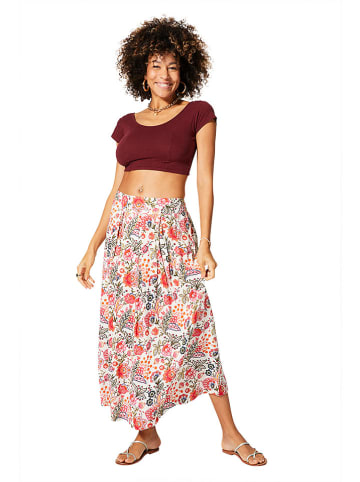 Aller Simplement Rok crème/rood