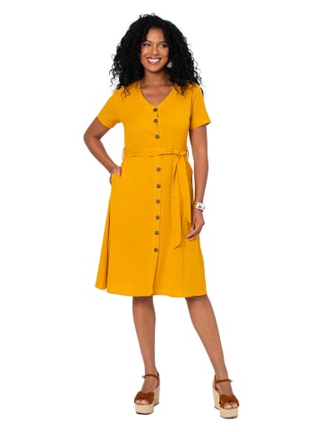 Aller Simplement Kleid in Gelb