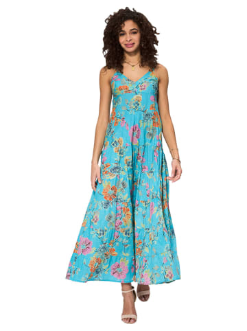Aller Simplement Kleid in Türkis/ Bunt