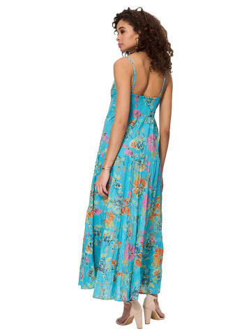 Aller Simplement Kleid in Türkis/ Bunt