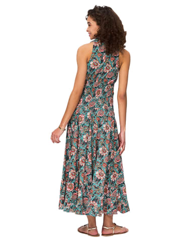 Aller Simplement Kleid in Türkis/ Rot