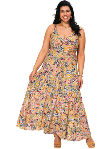 Aller Simplement Kleid in Beige/ Rosa