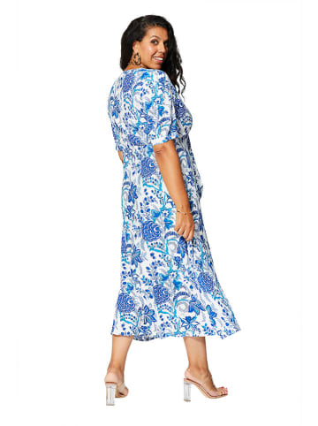 Aller Simplement Jurk wit/blauw