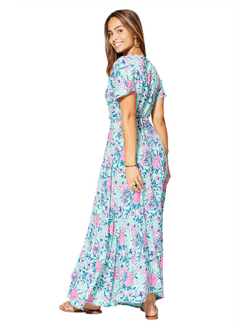 Aller Simplement Kleid in Hellblau/ Rosa