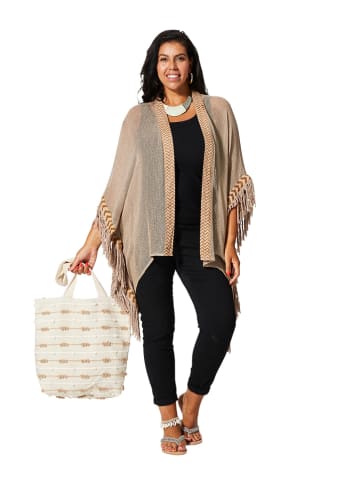 Aller Simplement Kimono w kolorze beżowym