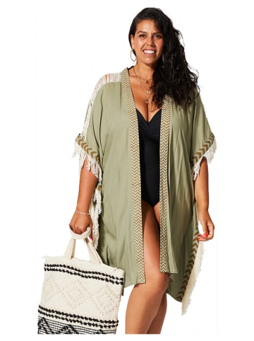 Aller Simplement Kimono in Grün