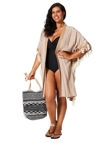 Aller Simplement Kimono in Beige