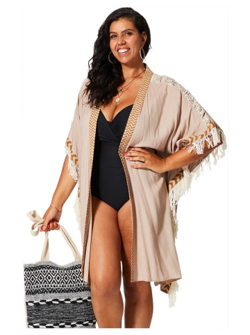 Aller Simplement Kimono in Beige