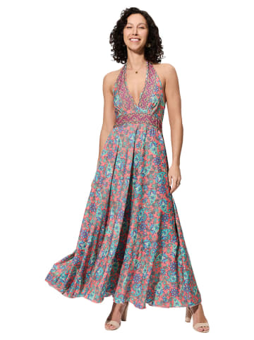 Aller Simplement Jurk koraalrood/turquoise