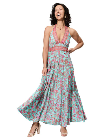 Aller Simplement Jurk turquoise