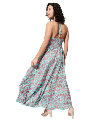 Aller Simplement Jurk turquoise