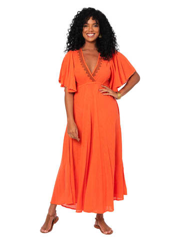 Aller Simplement Sukienka w kolorze pomarańczowym